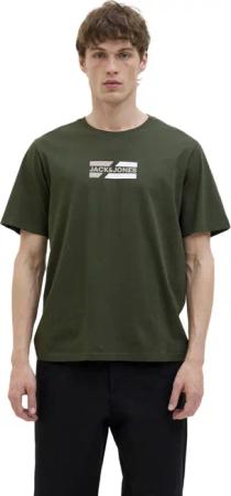 Jack & Jones Herren Rundhals T-Shirt JJCORP GRAPHIC TEE SS O-NECK - Regular Fit