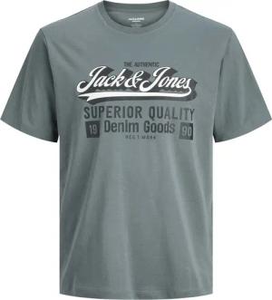 Jack & Jones Herren Rundhals T-Shirt JJELOGO TEE SS O-NECK 2 COL - Regular Fit