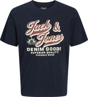 Jack & Jones Herren Rundhals T-Shirt JJELOGO TEE SS O-NECK 2 COL - Regular Fit