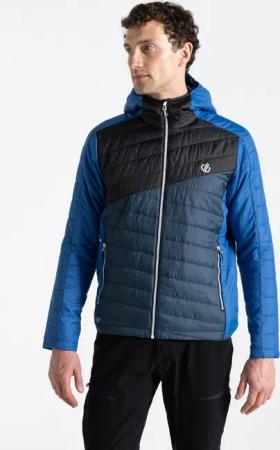 Dare 2B Herren Blau und Marineblau Farbblock Touring Wattierte Jacke, Größe: S