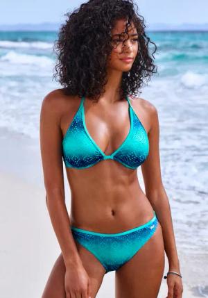 BUFFALO Bügel-Bikini Damen blau-türkis Gr.38 Cup E