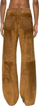 Golden Goose - Straight-Leg Leather Pants - Größe 40 - bunt