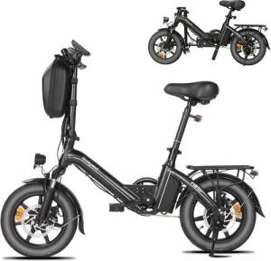 DOTMALL E-Bike Cityrad 14 Zoll Mini Faltbarer Elektrofahrrad 250W 36V 7.8Ah Bodywel E-Cityrad, (1 tlg)