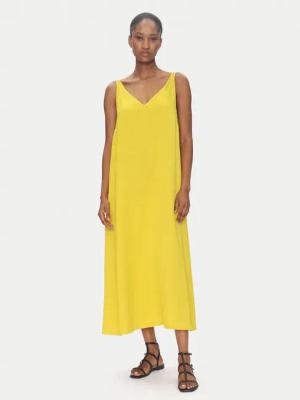 ViCOLO Sommerkleid TD0758 Gelb Regular Fit
