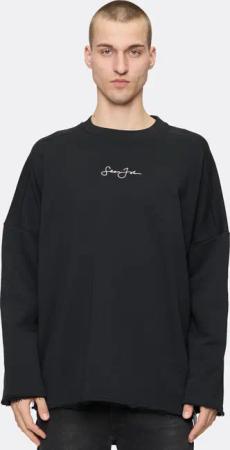 Sean John Script Logo Loose Fit Crew