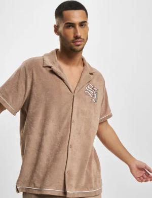 Sean John Old English Initials Frottee Resort Shirt