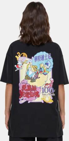 Merchcode Ladies Alice 100 Years Of Wonder Tee