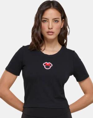 Merchcode Ladies Disney 100 Minnie Badge Tee