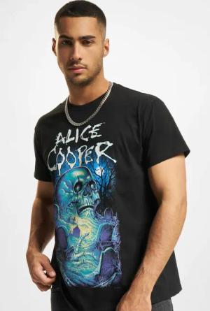Merchcode Alice Cooper Graveyard Blue Tee