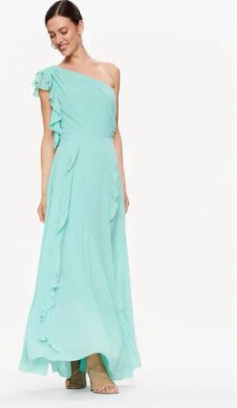 Rinascimento Abendkleid CFC0114370003 Blau Regular Fit
