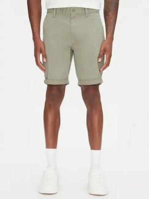Tommy Jeans Stoffshorts Scanton DM0DM21950 Grün Slim Fit