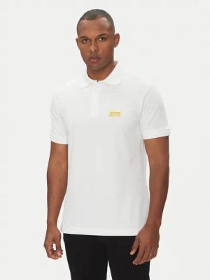 Versace Jeans Couture Poloshirt 78GAGT08 Weiß Regular Fit
