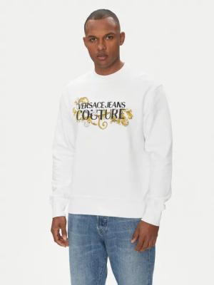 Versace Jeans Couture Sweatshirt 78GAIC06 Weiß Regular Fit