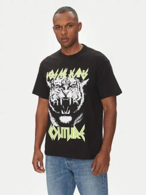 Versace Jeans Couture T-Shirt 78GAHT06 Schwarz Regular Fit