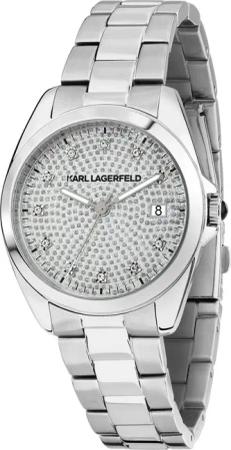 KARL LAGERFELD Uhr R0553101509 Silberfarben