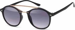 BEZLIT Eyewear Retrosonnenbrille Deppelsteg Designer Sonnenbrille (1-St) mit schwarzen Linsen