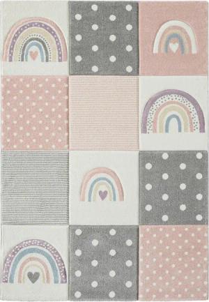 Merinos Teppich Pastel Kids rosa B/L: ca. 120x170 cm