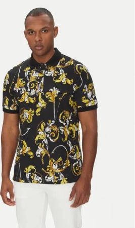 Versace Jeans Couture Poloshirt 78GAG6S0 Schwarz Regular Fit
