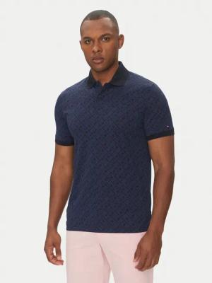 Tommy Hilfiger Poloshirt Monogram MW0MW39218 Dunkelblau Regular Fit
