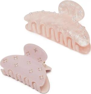 Pieces 2er-Set Haarspangen Pclala 2-Pack Hairshark 17156122 Rosa