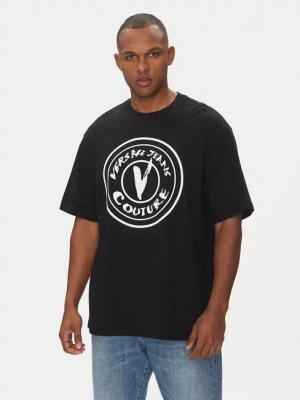 Versace Jeans Couture T-Shirt 78GAHE08 Schwarz Regular Fit
