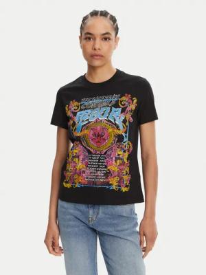 Versace Jeans Couture T-Shirt 78HAHC03 Schwarz Regular Fit