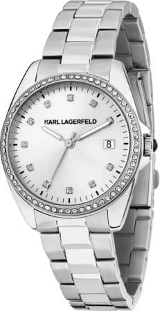 KARL LAGERFELD Uhr R0553101510 Silberfarben
