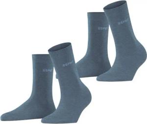 Esprit Freizeitsocken Esprit Damen Socken Uni SO 2P 18531