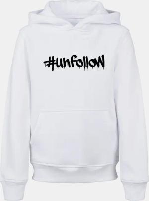 Merchcode Unfollow front X Basic Kids Hoody