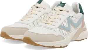 Mustang Damen Sneaker Damen Schnürhalbschuh hellgrün