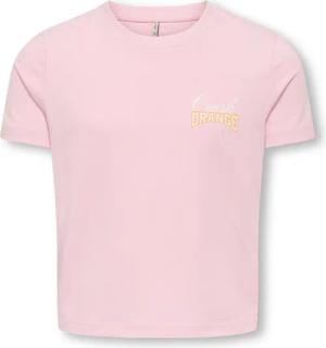 Kids ONLY T-Shirt Annbel 15354276 Rosa Cropped Fit