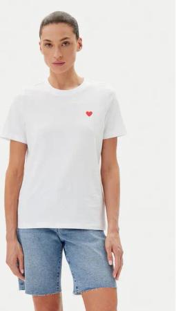 Vero Moda T-Shirt Paulina 10316991 Weiß Regular Fit