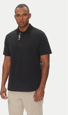Versace Jeans Couture Poloshirt 78GAG627 Schwarz Regular Fit