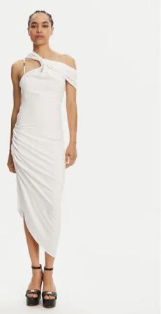 Versace Jeans Couture Coctailkleid 78HAO903 Weiß Slim Fit