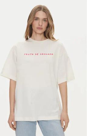 Vero Moda T-Shirt Taz Hailey 10337839 Weiß Regular Fit