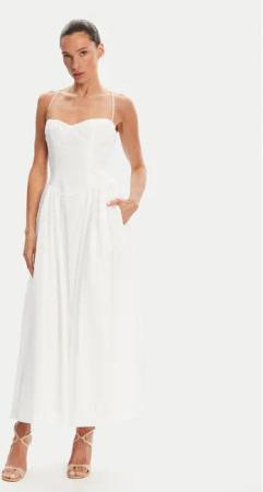 BARDOT Abendkleid Estie 59786DB Weiß Regular Fit