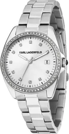 KARL LAGERFELD Uhr R0553101510 Silberfarben