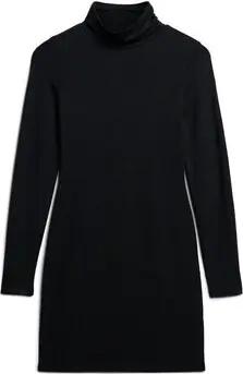 Superdry Kleider Robe courte manches longues et col montant femme