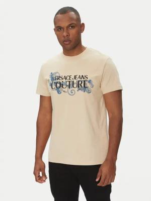 Versace Jeans Couture T-Shirt 78GAHC05 Beige Regular Fit