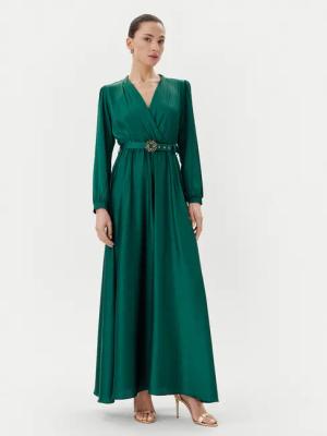 Rinascimento Abendkleid CFC0123670003 Grün Regular Fit