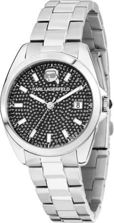 KARL LAGERFELD Uhr R0553101515 Silberfarben