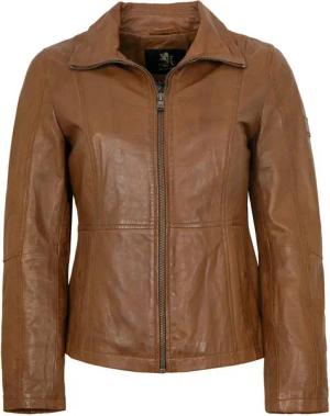 Otto Kern Lederjacke Lotta OTTO KERN - Damen Lederjacke Lammnappa cognac