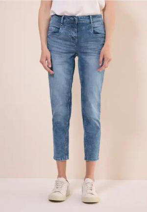 Cecil Damen Jeans im Casual Fit in Blau, Gr: 31