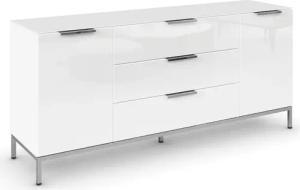 rauch Kombikommode "Kommode Türkommode Sideboard Kombikommode FLIPP mit Glasfront", (Breite 160 cm mit 2 Einlegeböden), 2-türig, 3 Schubladen, Soft-Close-Funktion, Oberboden und Front Glas