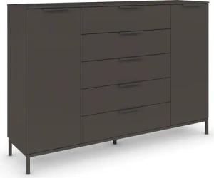 rauch Kombikommode "Kommode Türkommode Sideboard Kombikommode FLIPP", (Breite 160/180 cm mit 4 Einlegeböden), 2-türig mit 5 Schubladen und Soft-Close-Funktion in zwei Breiten