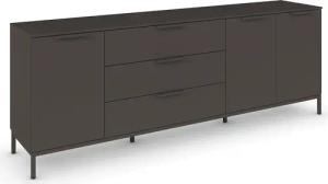 rauch Kombikommode "Kommode Türkommode Sideboard Kombikommode FLIPP", (Breite 200 cm mit 2 Einlegeböden), 3-türig mit 3 Schubladen und Soft-Close-Funktion