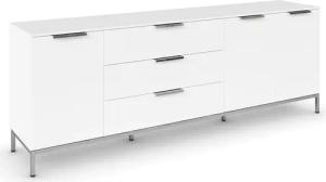 rauch Kombikommode "Kommode Türkommode Sideboard Kombikommode FLIPP", (Breite 200 cm mit 2 Einlegeböden), 3-türig mit 3 Schubladen und Soft-Close-Funktion