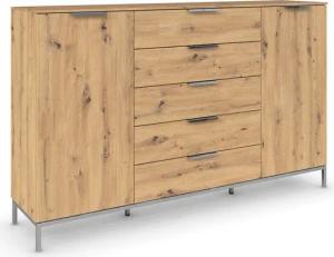 rauch Kombikommode "Kommode Türkommode Sideboard Kombikommode FLIPP", (Breite 160/180 cm mit 4 Einlegeböden), 2-türig mit 5 Schubladen und Soft-Close-Funktion in zwei Breiten