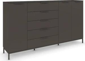 rauch Kombikommode "Kommode Türkommode Sideboard Kombikommode FLIPP", (Breite 200 cm mit 4 Einlegeböden), 3-türig mit 5 Schubladen und Soft-Close-Funktion