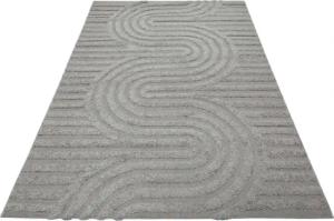 Esprit Outdoorteppich "Miles, ESP-54231", rechteckig, 2 mm Höhe, Hoch-Tief-Effekt, grafisches Design, uni, modern, robust, Terrasse